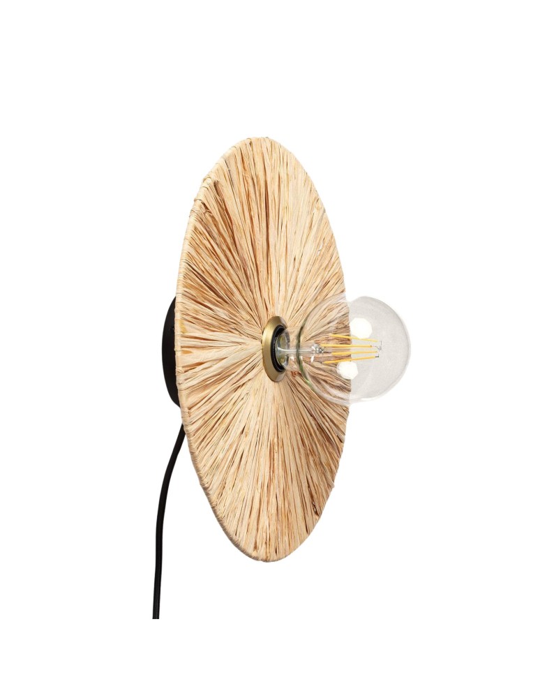 Abruzzo Kinkiet Boho Złoty 35cm E27 Talerz Kinto ABR-KBTK-C