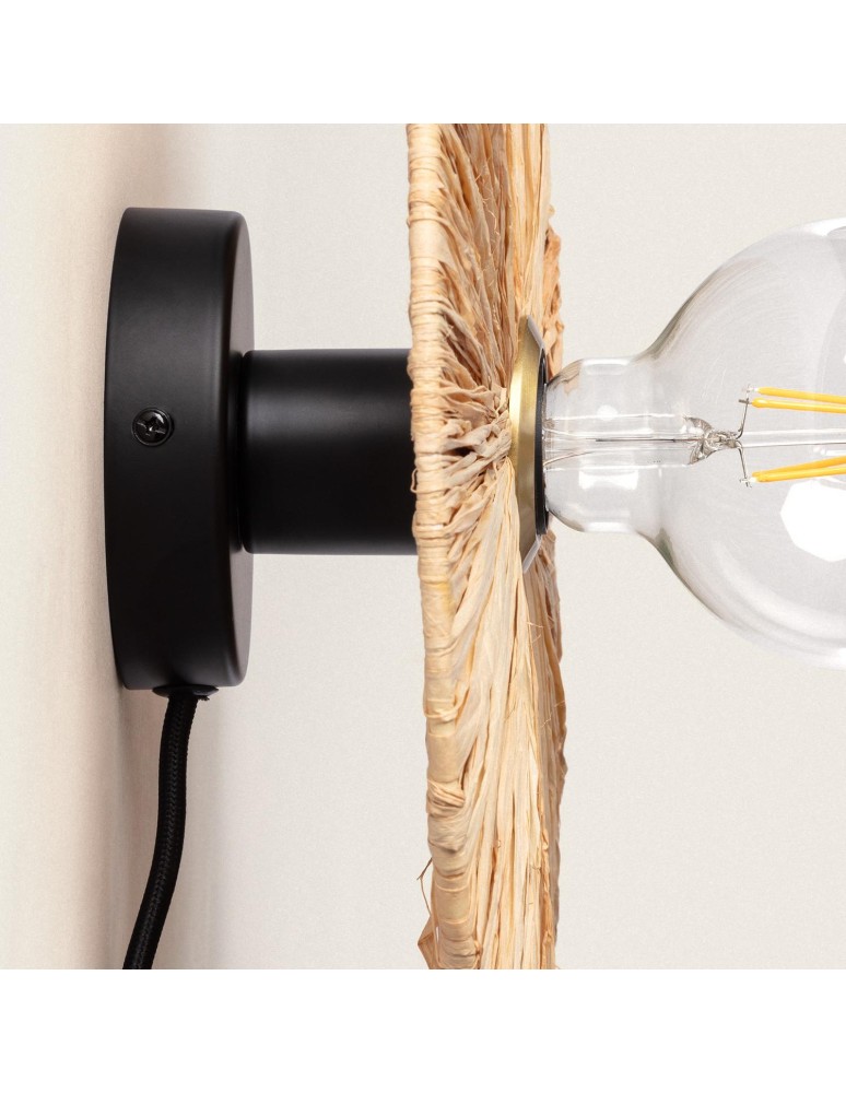 Wall lamps - Abruzzo Wall lamp Boho Gold 35cm E27 plate Kinto ABR-KBTK-C - product kolory-swiatla.pl 5