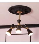 Loft ceiling lamps - industrial - Abruzzo 3xE27 Salvatore chandelier ABR-ZZSAL3XE27 - product 2