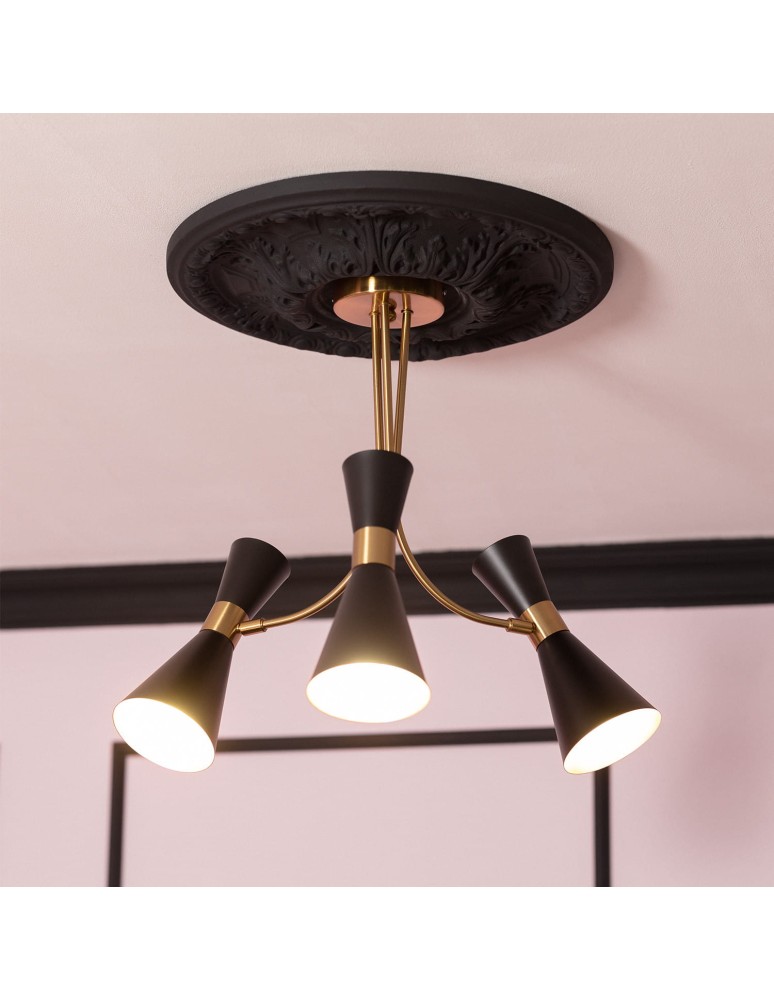 Loft ceiling lamps - industrial - Abruzzo 3xE27 Salvatore chandelier ABR-ZZSAL3XE27 - product kolory-swiatla.pl 2