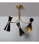 Loft ceiling lamps - industrial - Abruzzo 3xE27 Salvatore chandelier ABR-ZZSAL3XE27 - product 7