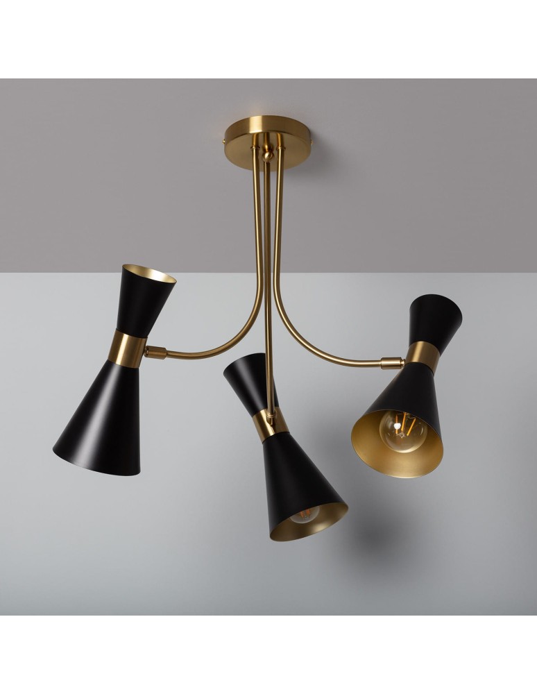 Loft ceiling lamps - industrial - Abruzzo 3xE27 Salvatore chandelier ABR-ZZSAL3XE27 - product kolory-swiatla.pl 7