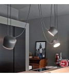 Abruzzo Nowoczesna Lampa Wisząca 3xØ30cm Szara Rittoro ABR-SHIL-E27-W