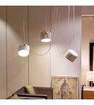 Abruzzo Nowoczesna Lampa Wisząca 3xØ30cm Biała Rittoro ABR-SHIL-E27-G