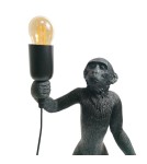 Abruzzo Lampa Stołowa Czarna Małpa 55cm Cezar E27 ABR-KARD5-C