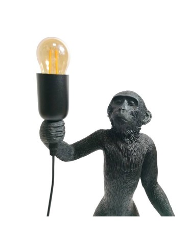 Abruzzo Lampa Stołowa Czarna Małpa 55cm Cezar E27 ABR-KARD5-C - produkt 2