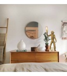 Abruzzo Lampa Stołowa Złota Małpa 55cm Cezar E27 ABR-KARD5-G