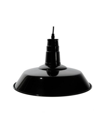 Abruzzo Lampa Wisząca Retro Loft Czarno biała 36cm E27 Grote ABR-LWRG-B