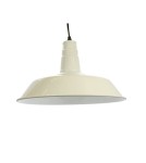 Abruzzo Lampa Wisząca Retro Loft Biała 36cm E27 Grote ABR-LWRG-W
