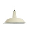 View Abruzzo Retro Loft Pendant Lamp White 36cm E27 Grote ABR-LWRG-W