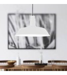 Abruzzo Lampa Wisząca Retro Loft Biała 36cm E27 Grote ABR-LWRG-W