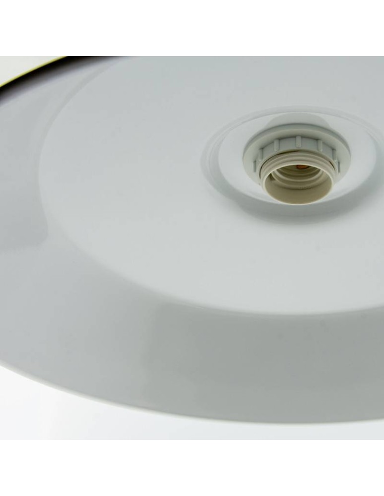 Pendant lamps - Abruzzo Retro Loft Pendant Lamp White 36cm E27 Grote ABR-LWRG-W - product kolory-swiatla.pl 6