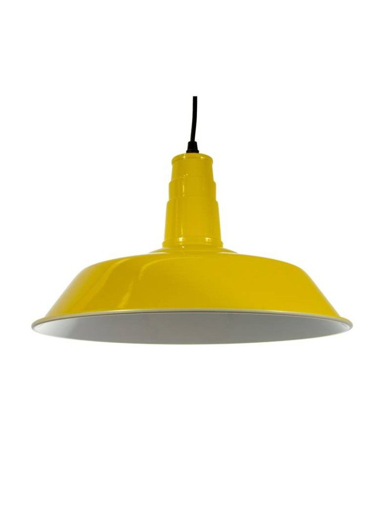 Pendant lamps - Abruzzo Retro Loft Pendant Lamp Yellow 36cm E27 Grote ABR-LWRG-Y - product kolory-swiatla.pl 1