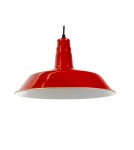 Pendant lamps - Abruzzo Retro Loft Pendant Lamp Red 36cm E27 Grote ABR-LWRG-R - product 1