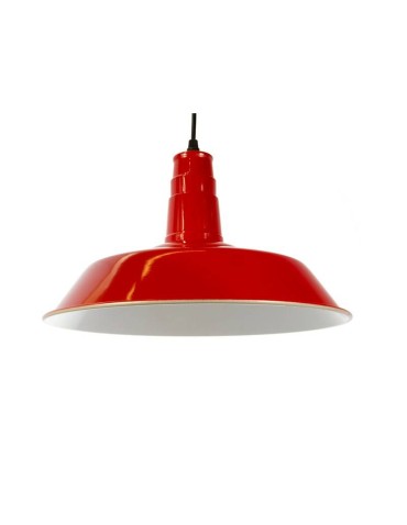 Abruzzo Lampa Wisząca Retro Loft Czerwona 36cm E27 Grote ABR-LWRG-R