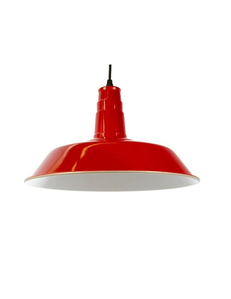 Abruzzo Lampa Wisząca Retro Loft Czerwona 36cm E27 Grote ABR-LWRG-R