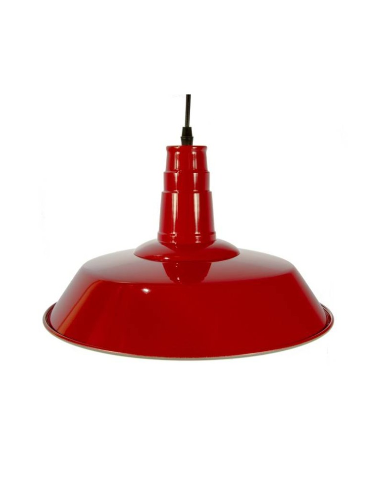 Pendant lamps - Abruzzo Retro Loft Pendant Lamp Red 36cm E27 Grote ABR-LWRG-R - product kolory-swiatla.pl 3