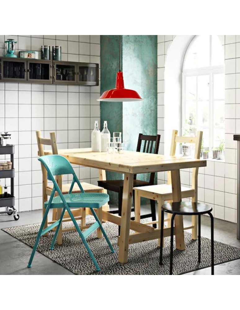 Abruzzo Lampa Wisząca Retro Loft Czerwona 36cm E27 Grote ABR-LWRG-R