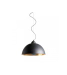 Pendant lamps - Abruzzo Retro Loft Pendant Lamp Black and Gold 40cm E27 Geo ABR-GEO - product 1