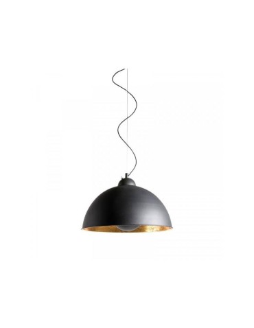 Abruzzo Retro Loft Pendant Lamp Black and Gold 40cm E27 Geo ABR-GEO