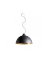 View Abruzzo Retro Loft Pendant Lamp Black and Gold 40cm E27 Geo ABR-GEO
