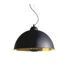 Abruzzo Lampa Wisząca Retro Loft Czarno Złota 40cm E27 Geo ABR-GEO