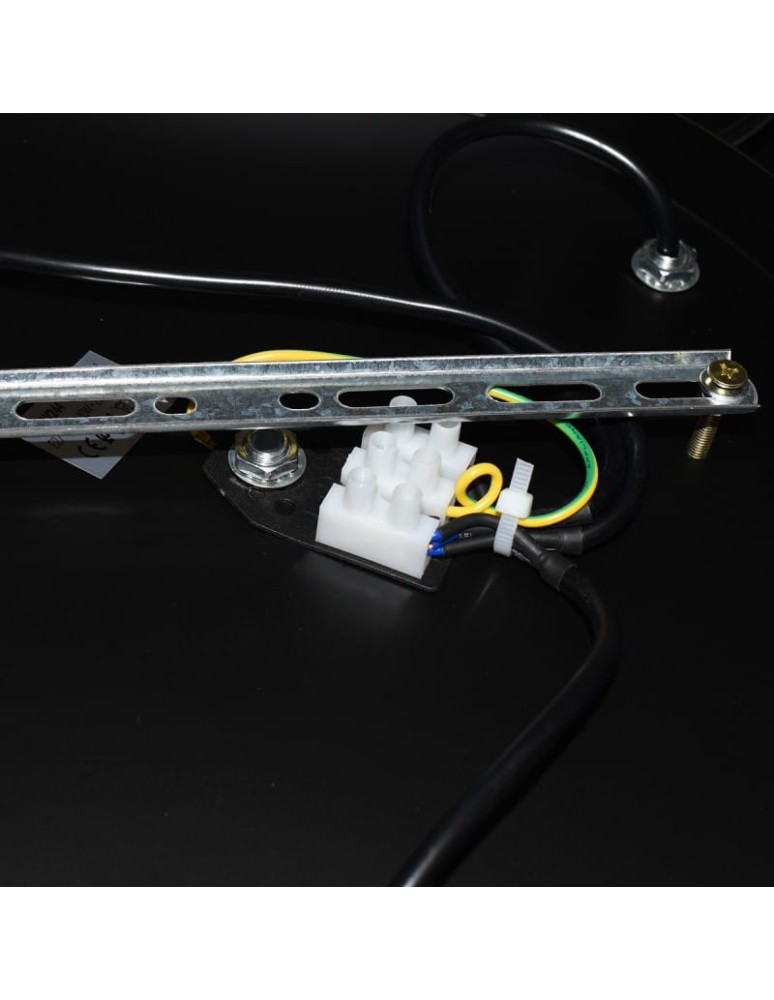 Abruzzo Lampa Wisząca Retro Loft Czarno złota 3xE27 26cm Teo ABR-LWRT-3xE27