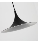 Pendant lamps - Abruzzo Scandinavian Pendant Lamp Black E14 Oslo ABR-OSLO-B - product 3