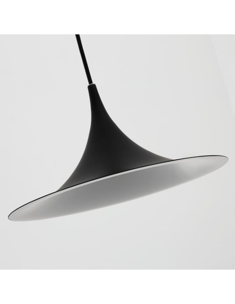Pendant lamps - Abruzzo Scandinavian Pendant Lamp Black E14 Oslo ABR-OSLO-B - product kolory-swiatla.pl 3
