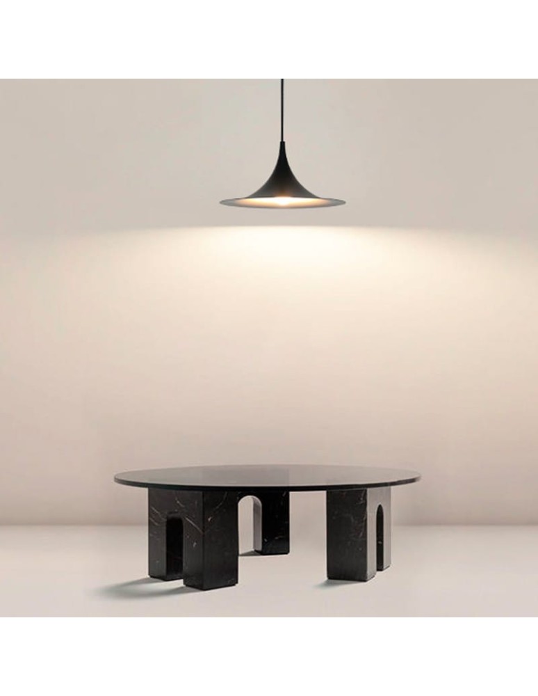 Pendant lamps - Abruzzo Scandinavian Pendant Lamp Black E14 Oslo ABR-OSLO-B - product kolory-swiatla.pl 9