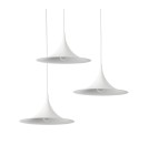 Abruzzo Lampa Wisząca Skandynawska Biała E14 Oslo ABR-OSLO-W