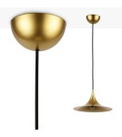 Pendant lamps - Abruzzo Scandinavian Gold E14 Oslo Pendant Lamp ABR-OSLO-G - product 2