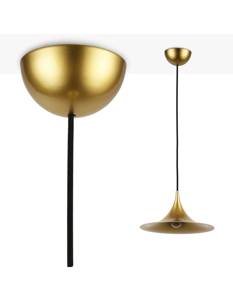 Pendant lamps - Abruzzo Scandinavian Gold E14 Oslo Pendant Lamp ABR-OSLO-G - product kolory-swiatla.pl 2
