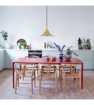 Abruzzo Lampa Wisząca Skandynawska Złota E14 Oslo ABR-OSLO-G