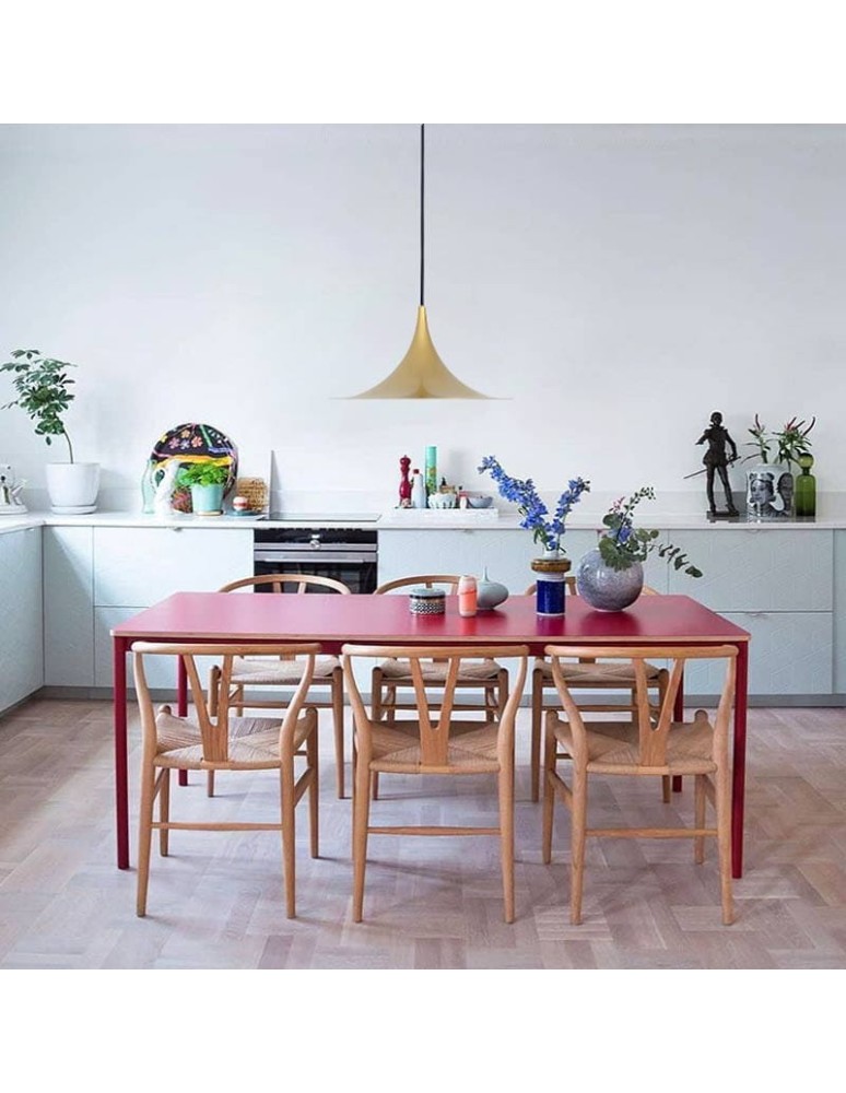 Abruzzo Lampa Wisząca Skandynawska Złota E14 Oslo ABR-OSLO-G