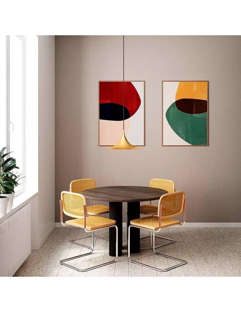 Abruzzo Lampa Wisząca Skandynawska Złota E14 Oslo ABR-OSLO-G