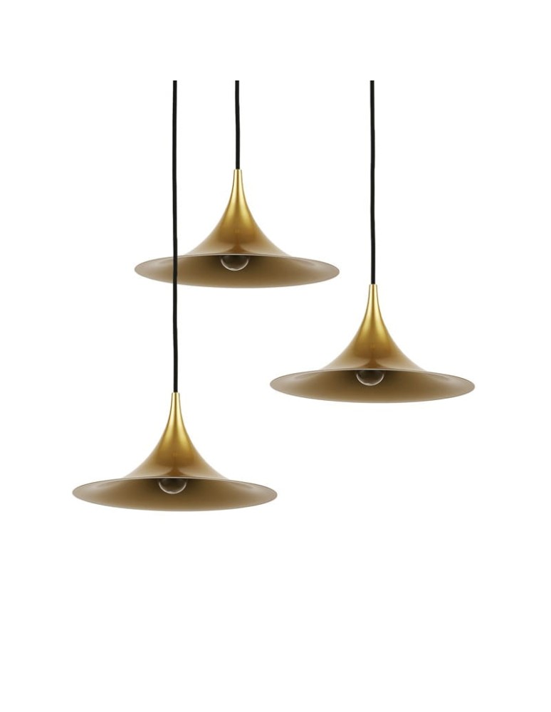 Abruzzo Lampa Wisząca Skandynawska Złota E14 Oslo ABR-OSLO-G