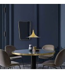 Abruzzo Lampa Wisząca Skandynawska Złota E14 Oslo ABR-OSLO-G