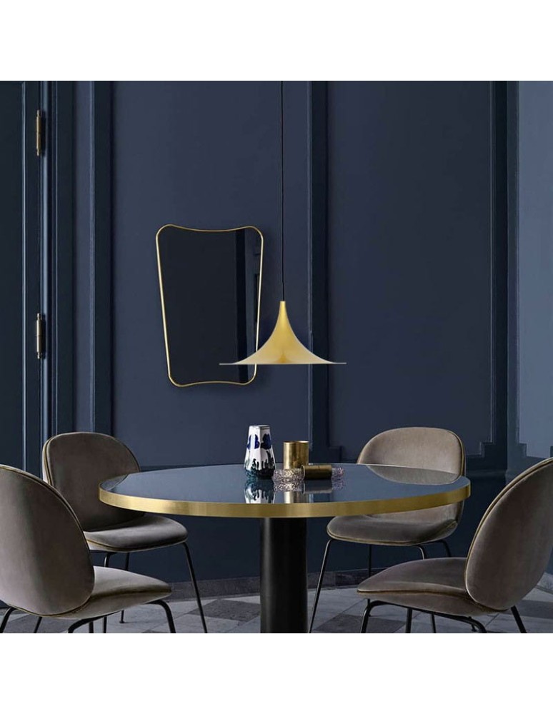 Abruzzo Lampa Wisząca Skandynawska Złota E14 Oslo ABR-OSLO-G