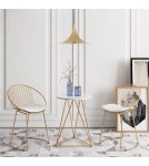 Abruzzo Lampa Wisząca Skandynawska Złota E14 Oslo ABR-OSLO-G