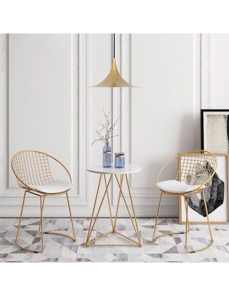 Abruzzo Lampa Wisząca Skandynawska Złota E14 Oslo ABR-OSLO-G