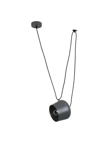 Abruzzo Nowoczesna Lampa Wisząca Ø30cm Czarna Rittoro Uno ABR-LWRU-B