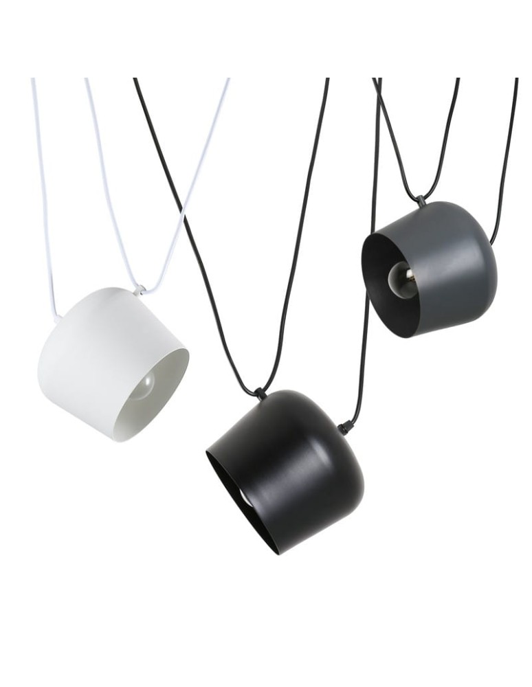Pendant lamps - Abruzzo Modern Pendant Lamp Ø30cm Black Rittoro Uno ABR-LWRU-B - product kolory-swiatla.pl 8
