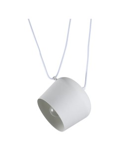 Abruzzo Modern Pendant Lamp Ø30cm White Rittoro Uno ABR-LWRU-W.