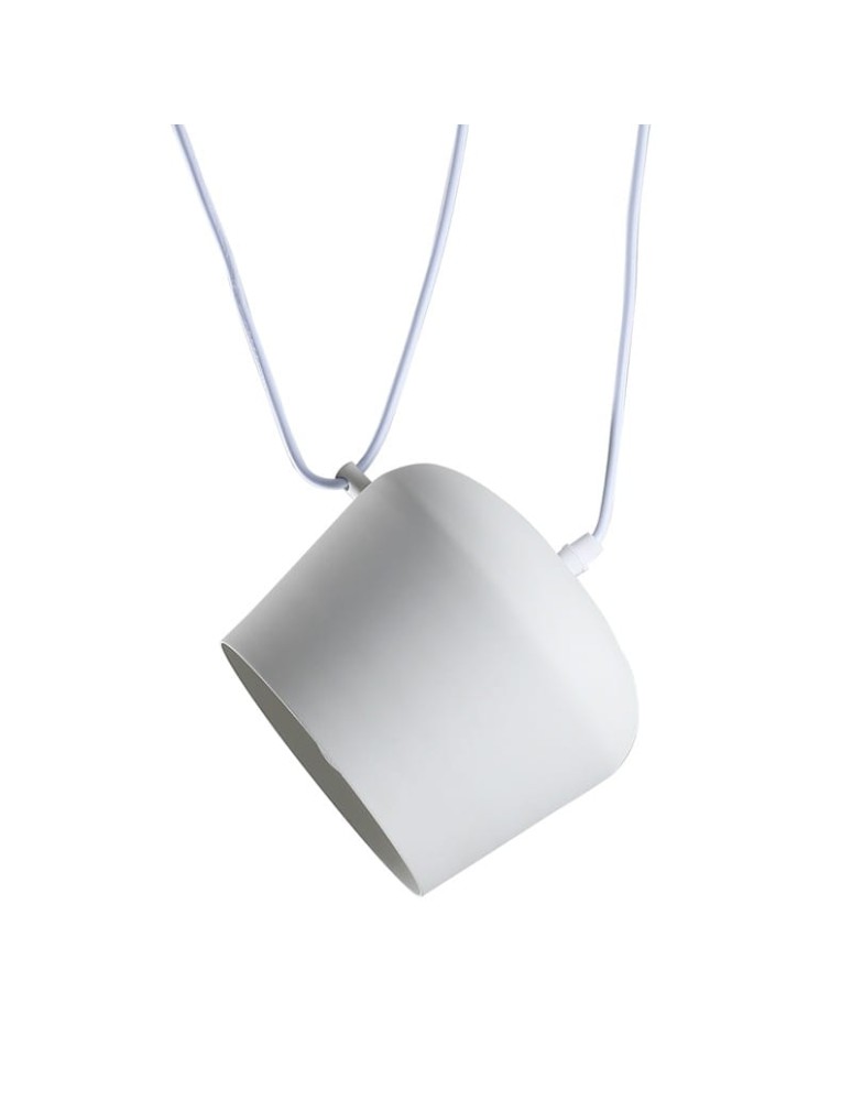 Abruzzo Nowoczesna Lampa Wisząca Ø30cm Biała Rittoro Uno ABR-LWRU-W