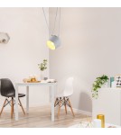 Pendant lamps - Abruzzo Modern Pendant Lamp Ø30cm White Rittoro Uno ABR-LWRU-W. - product 5