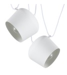 Abruzzo Nowoczesna Lampa Wisząca Ø30cm Biała Rittoro Uno ABR-LWRU-W