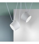 Abruzzo Nowoczesna Lampa Wisząca Ø30cm Biała Rittoro Uno ABR-LWRU-W