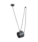 Pendant lamps - Abruzzo Modern Pendant Lamp Ø30cm Grey Rittoro Uno ABR-LWRU-G - product 1