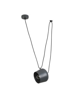 Abruzzo Modern Pendant Lamp Ø30cm Grey Rittoro Uno ABR-LWRU-G